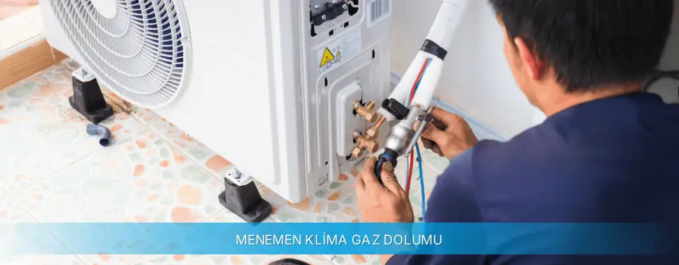 Menemen İlçemi Midea Klima Gaz Dolumu